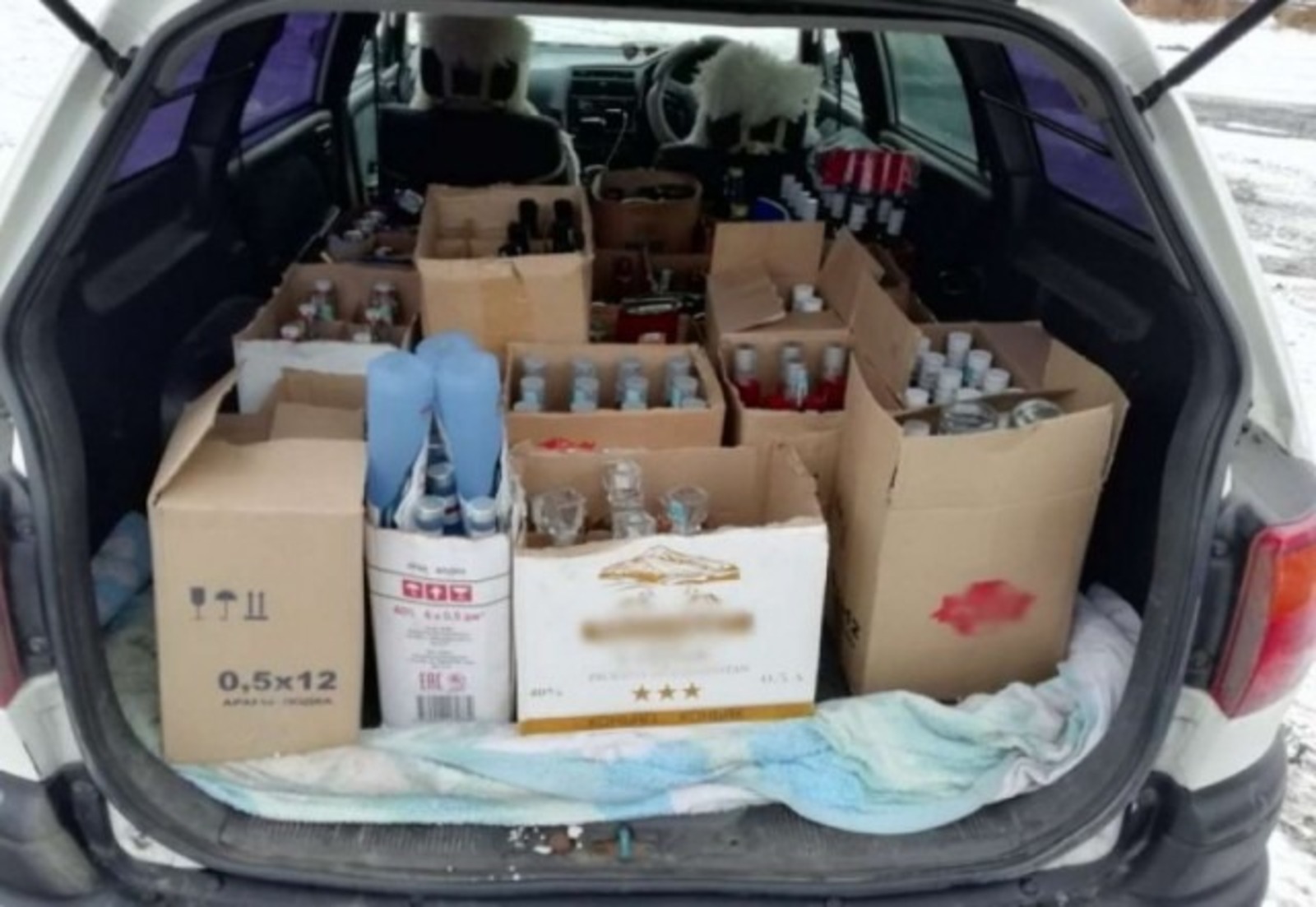 Штраф за перевозку спиртного️