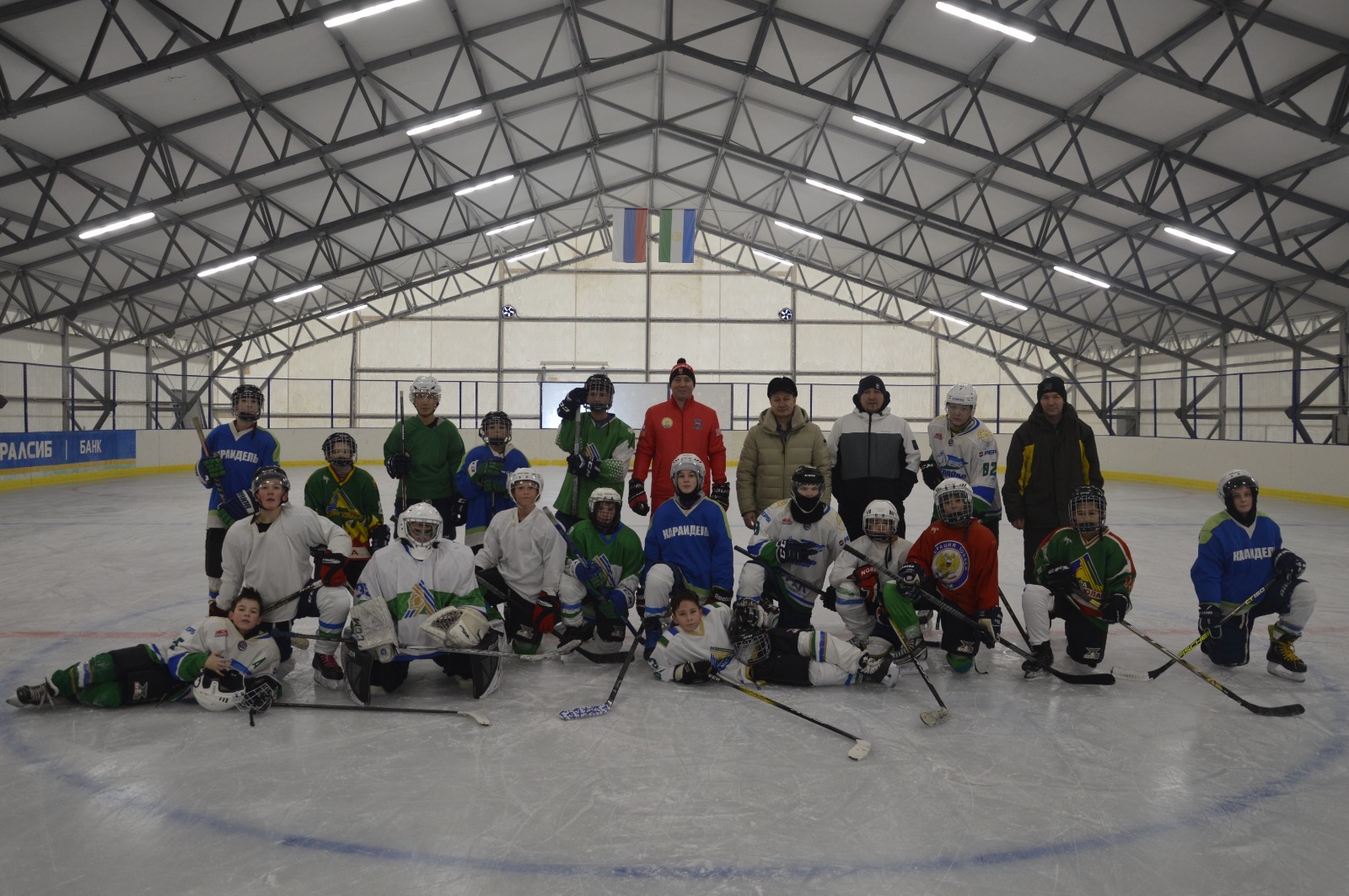 Марат Буляков Караидельский ИЦ Мастер-класс по хоккею для юных спортсменов
