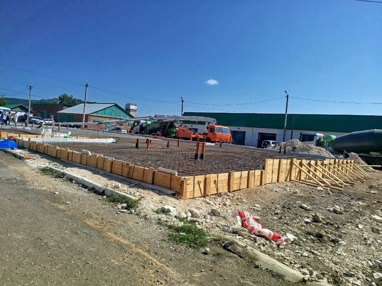 В Караидельской ЦРБ возводят новый корпус