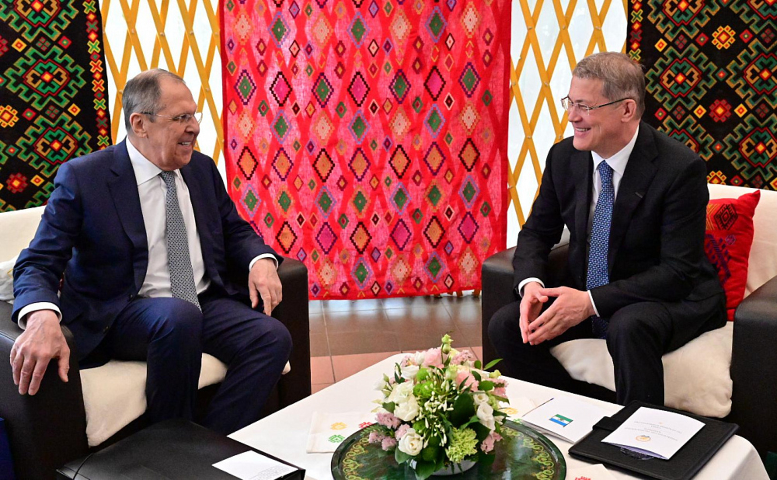 Встреча с министром иностранных дел России Сергеем Лавровым