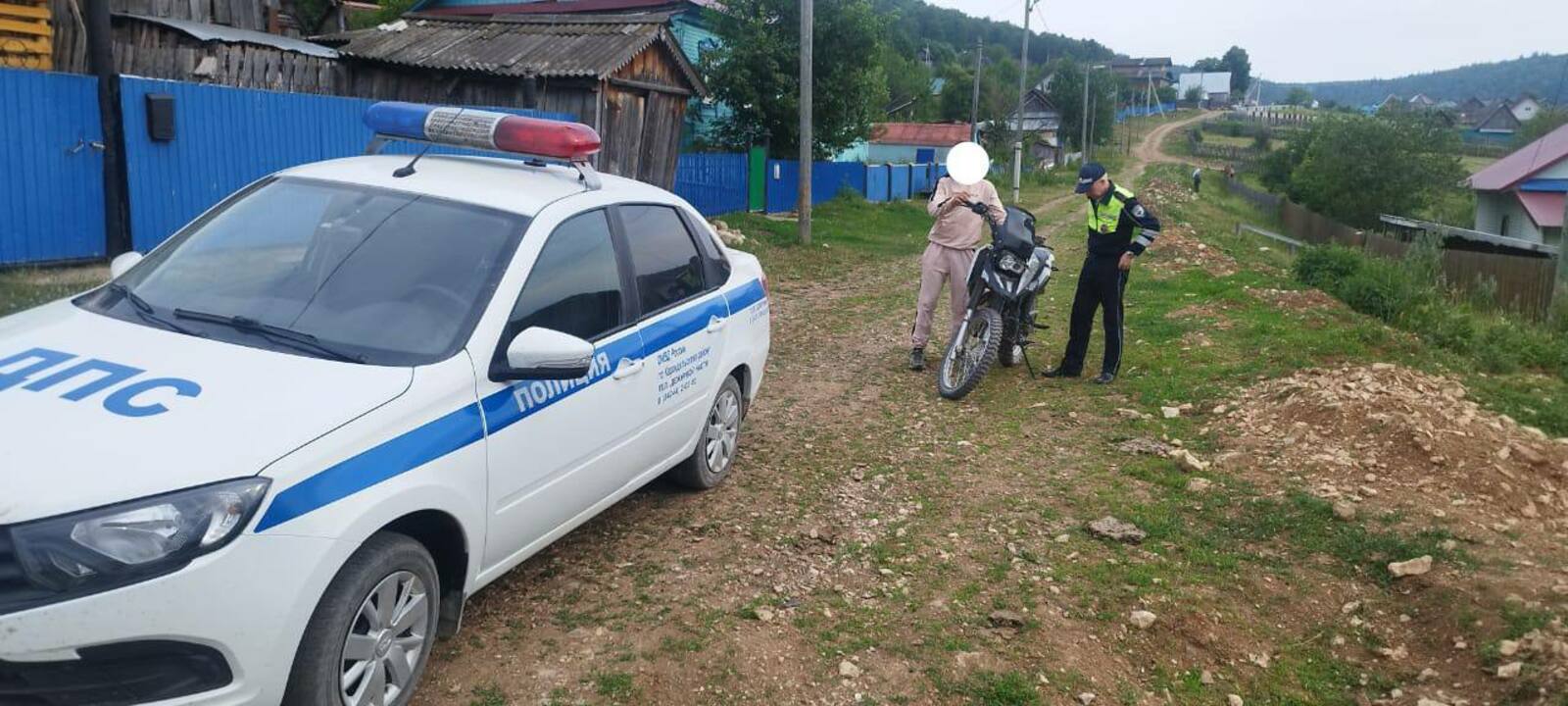 В Караидельском районе вновь пойман малолетний водитель